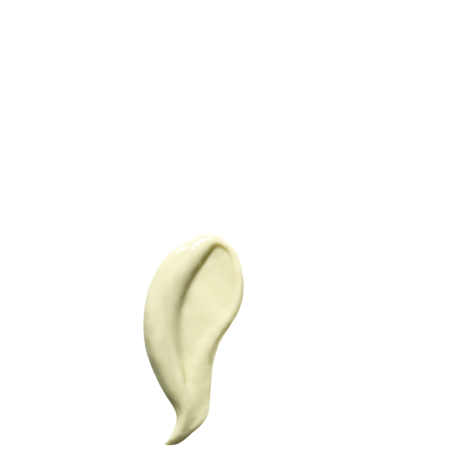 A dollop of yellow THE FIX Retinoid Cream product on a white background.